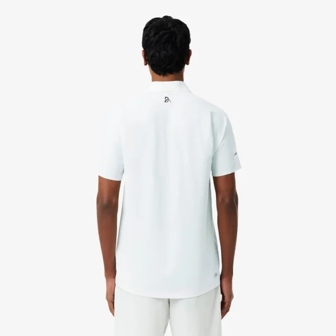 Polo Lacoste Tennis X Novak Djokovic em campo