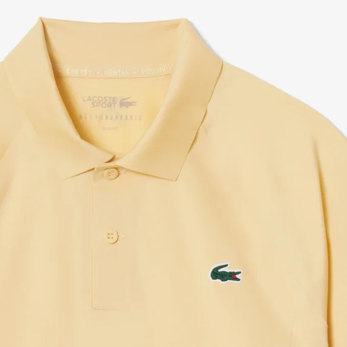 Polo Lacoste Tennis X Novak Djokovic em campo