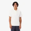 Polo masculino Paris Classic Fit com gola aberta e bordado