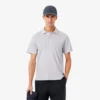 Polo masculino Paris Classic Fit com gola aberta e bordado