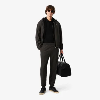 Polo masculino Paris Classic Fit com gola aberta e bordado