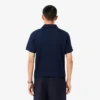Polo masculino Paris Classic Fit com gola aberta e bordado