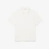 Polo masculino Paris Classic Fit com gola aberta e bordado