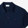Polo masculino Paris Classic Fit com gola aberta e bordado
