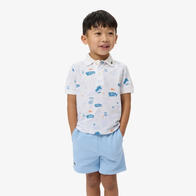 Polo Mini Piqua com Estampado