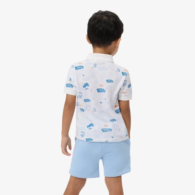 Polo Mini Piqua com Estampado