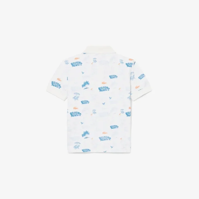 Polo Mini Piqua com Estampado