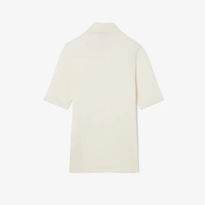 Polo Mini-Piqua de seda com corte justo da coleção Runway