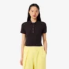Polo Mini Piqua Elástico de Corte Justo L.12.12 para Mulher