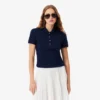 Polo Mini Piqua Elástico de Corte Justo L.12.12 para Mulher