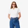 Polo Mini Piqua Elástico de Corte Justo L.12.12 para Mulher