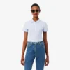 Polo Mini Piqua Elástico de Corte Justo L.12.12 para Mulher
