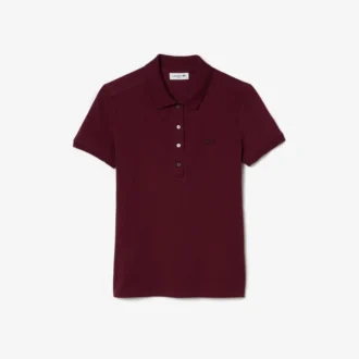 Polo Mini Piqua Elástico de Corte Justo L.12.12 para Mulher