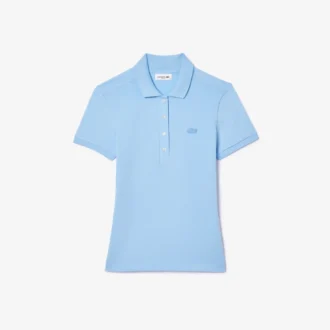 Polo Mini Piqua Elástico de Corte Justo L.12.12 para Mulher