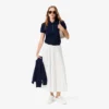 Polo Mini Piqua Elástico de Corte Justo L.12.12 para Mulher