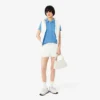 Polo Mini Piqua Elástico de Corte Justo L.12.12 para Mulher