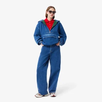 Polo Mini Piqua Elástico de Corte Justo L.12.12 para Mulher
