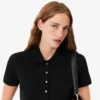 Polo Mini Piqua Elástico de Corte Justo L.12.12 para Mulher