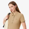 Polo Mini Piqua Elástico de Corte Justo L.12.12 para Mulher
