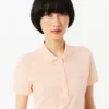 Polo Mini Piqua Elástico de Corte Justo L.12.12 para Mulher