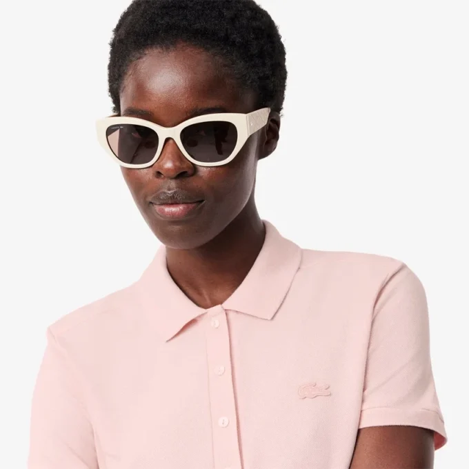 Polo Mini Piqua Elástico de Corte Justo L.12.12 para Mulher