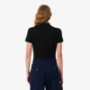 Polo Mini Piqua Elástico de Corte Justo L.12.12 para Mulher