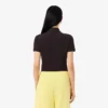Polo Mini Piqua Elástico de Corte Justo L.12.12 para Mulher