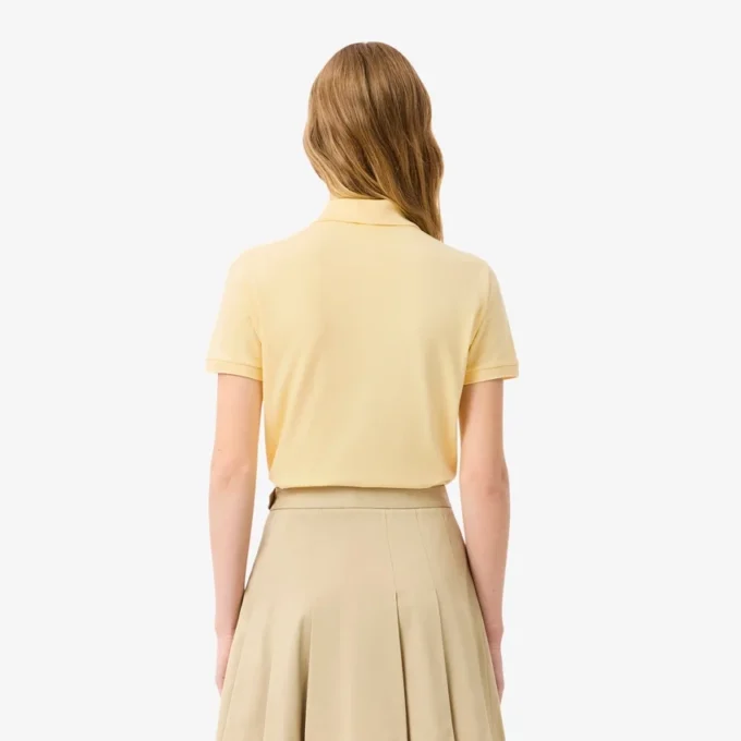 Polo Mini Piqua Elástico de Corte Justo L.12.12 para Mulher
