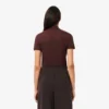 Polo Mini Piqua Elástico de Corte Justo L.12.12 para Mulher