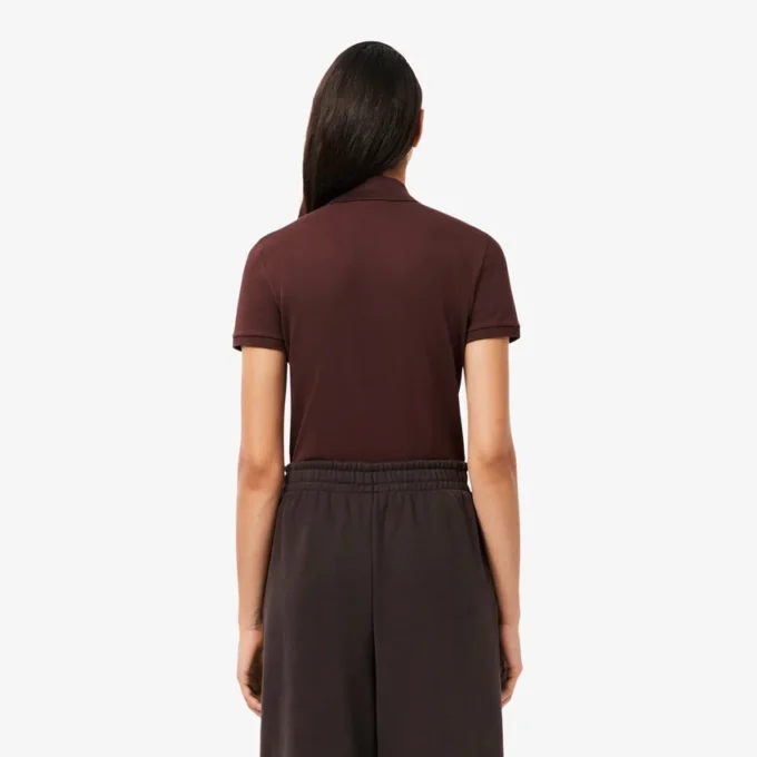 Polo Mini Piqua Elástico de Corte Justo L.12.12 para Mulher