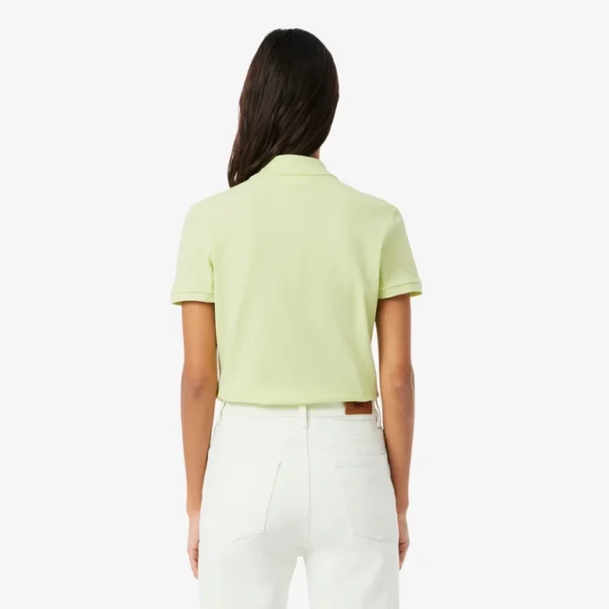 Polo Mini Piqua Elástico de Corte Justo L.12.12 para Mulher