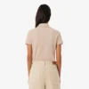 Polo Mini Piqua Elástico de Corte Justo L.12.12 para Mulher