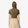 Polo Mini Piqua Elástico de Corte Justo L.12.12 para Mulher