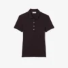Polo Mini Piqua Elástico de Corte Justo L.12.12 para Mulher