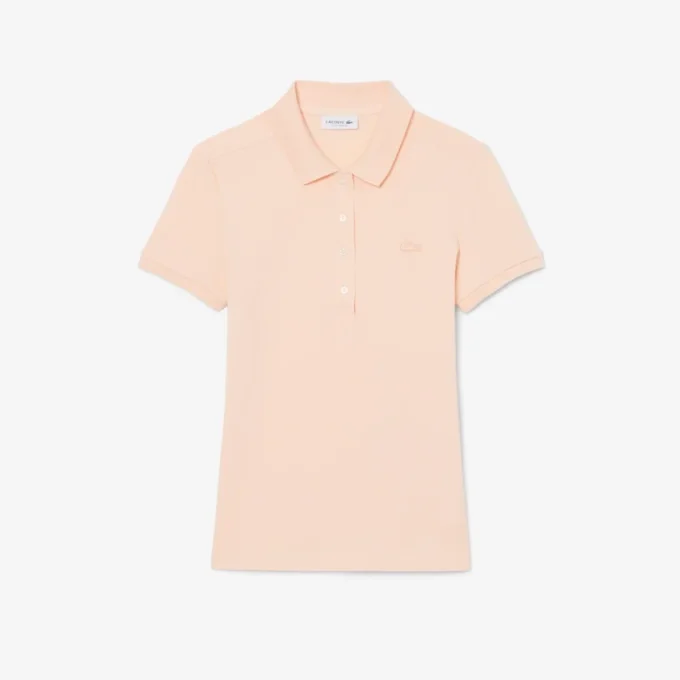 Polo Mini Piqua Elástico de Corte Justo L.12.12 para Mulher
