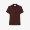 Polo Mini Piqua Elástico de Corte Justo L.12.12 para Mulher