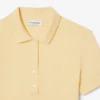 Polo Mini Piqua Elástico de Corte Justo L.12.12 para Mulher
