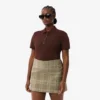 Polo Mini Piqua Elástico de Corte Justo L.12.12 para Mulher