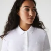 Polo Mini Piqua Elástico de Corte Justo L.12.12 para Mulher