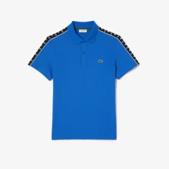 Polo Mini Piqua Elástico de Corte Regular para Homem
