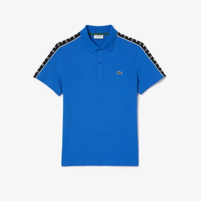 Polo Mini Piqua Elástico de Corte Regular para Homem