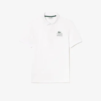 Polo Mini Piqua elástico de corte regular unissexo