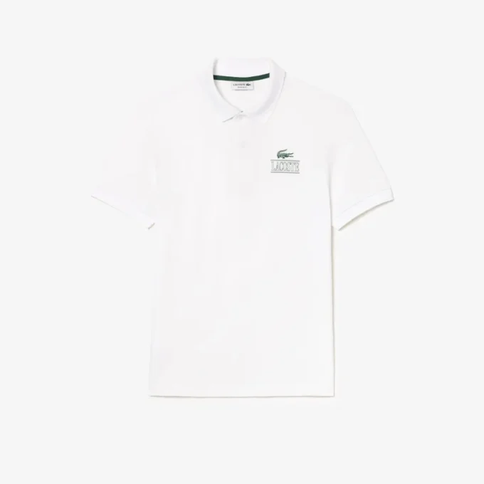 Polo Mini Piqua elástico de corte regular unissexo