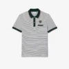 Polo Mini Piqua às riscas com corte regular para homem