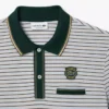 Polo Mini Piqua às riscas com corte regular para homem