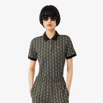 Polo Monogram Slim Fit para mulher