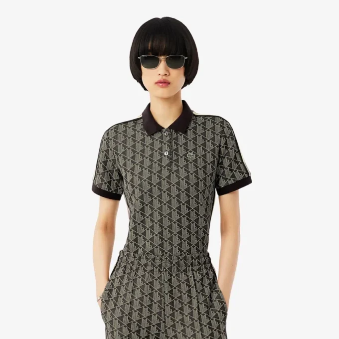 Polo Monogram Slim Fit para mulher