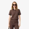 Polo Monogram Slim Fit para mulher