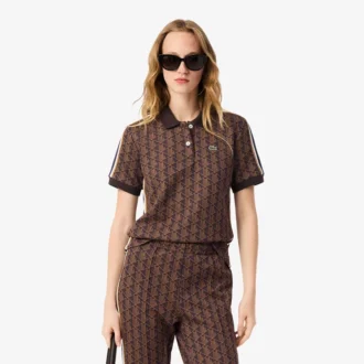 Polo Monogram Slim Fit para mulher