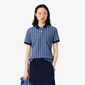 Polo Monogram Slim Fit para mulher
